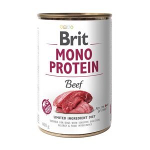 Brit Mono Protein dla Psa - Mokra Karma Wołowina w puszce 400g.