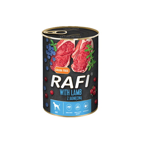 Dolina Noteci karma Rafi dla Psa z Jagnięcina w puszce 400g