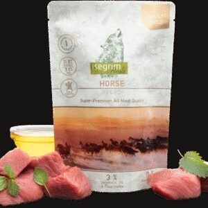 Saszetka dla Psa z mięsem Isegrim Adult Konina i Mieszanka Warzyw 410g.