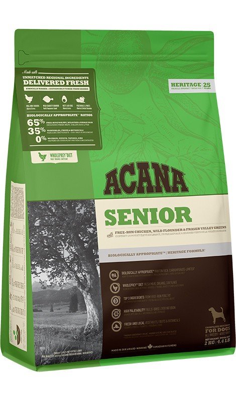 Acana Karma Sucha dla Seniorów Heritage Senior Dog | Opakowanie 340g Przód