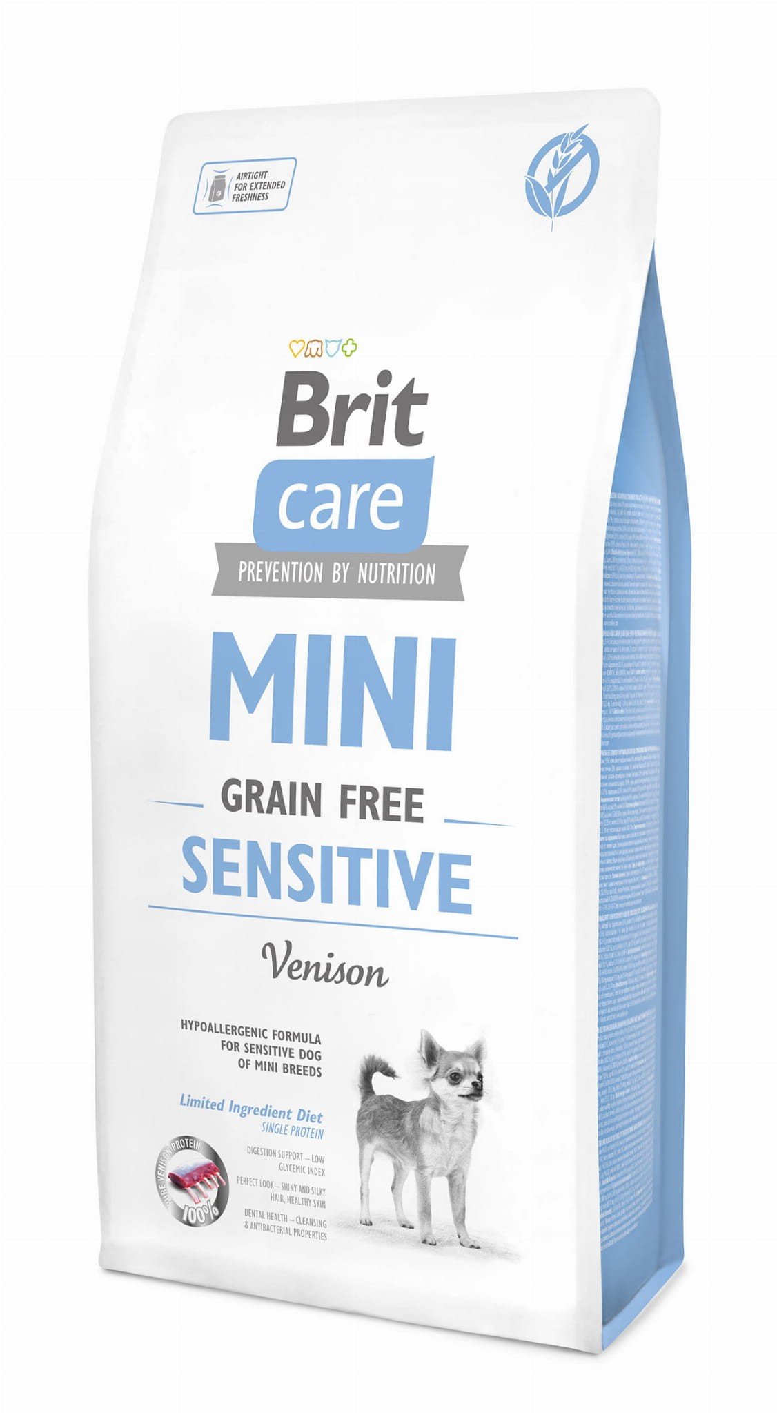 Brit Care Mini Sensitive - karma dla małych ras wrażliwych psów | Dziczyzna 400g.