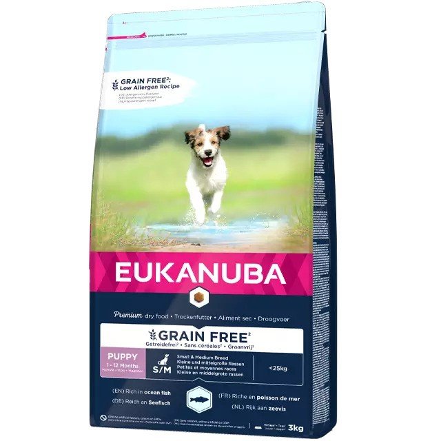 Sucha Karma dla szczeniąt Eukanuba Puppy S&M | Ryby oceaniczne