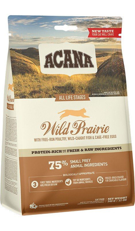 Acana Karma Sucha dla Kotów Wild Prairie Cat | Opakowanie 340g Przód