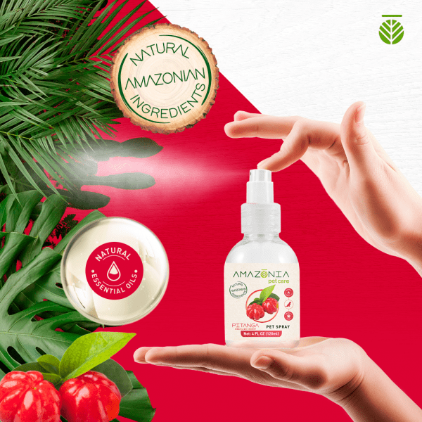 Perfumy dla zwierząt zainspirowane wspaniałymi terenami zielonymi lasów amazońskich - Wegańska Pitanga.