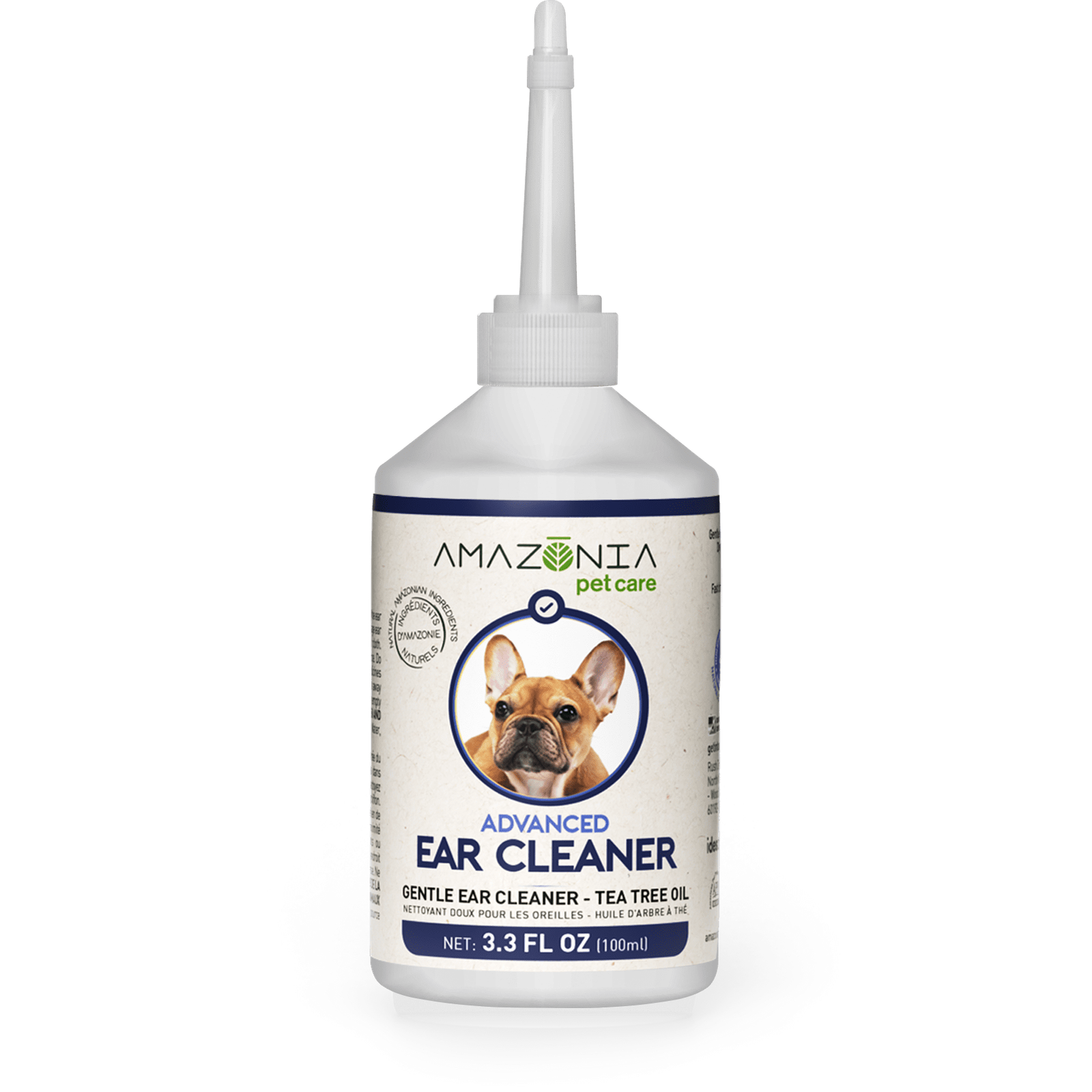 Preparat do czyszczenia uszu dla zwierząt z drzewa herbacianego Amazonia Pet Care 100ml.