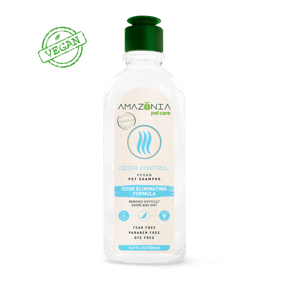 Wegański Szampon dla psów Przeciw zapachowy 500ml | Amazonia Pet Care