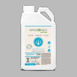 Szampon dla groomera wegański do białej sierści Amazonia Pet Care 3600ml.