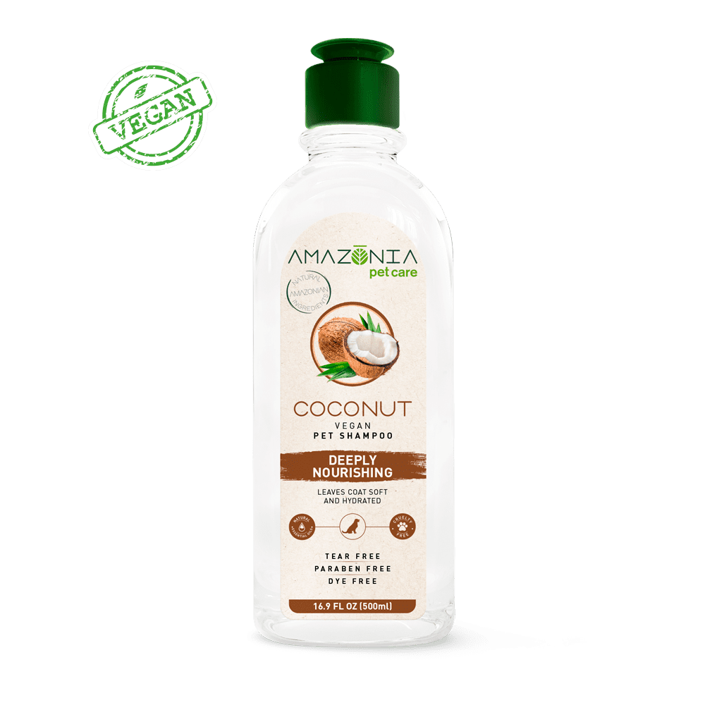 Wegański Szampon dla Psów Kokosowy Amazonia Pet Care 500ml.