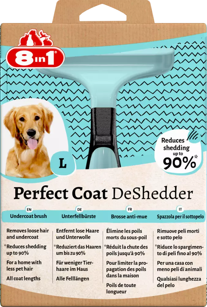 Furminator 8in1 Perfect Coat DeShedder ► Rozmiar L Furminator 8in1 Perfect Coat DeShedder ► Rozmiar L