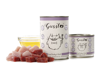 Gussto Fresh Turkey & Duck Indyk z Kaczką Mokra karma dla kota.