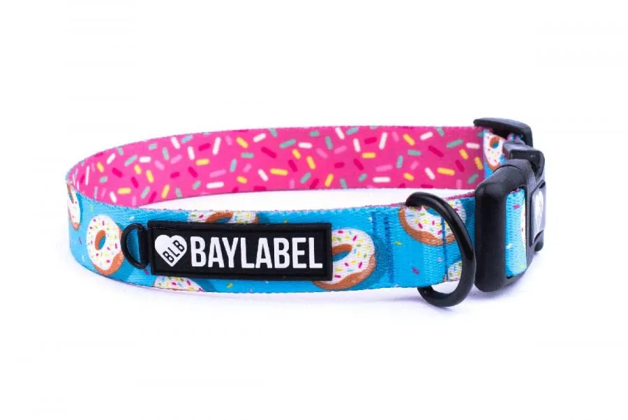 Obroża dla psa BayLabel - House of Donuts | 4 rozmiary dla psów.
