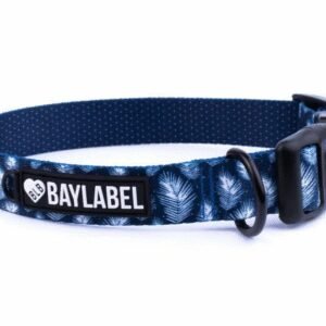 Obroża dla psa BayLabel - Frozen Feathers | 4 rozmiary dla psów.