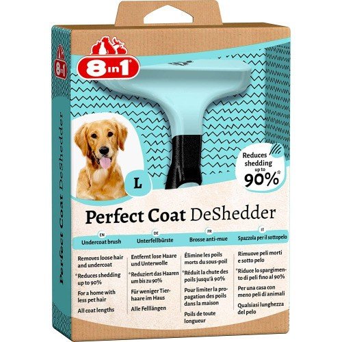 8in1 Perfect Coat DeShedder ► Rozmiar L dla psów dużych ras