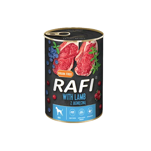 Rafi dla Psa - Mokra Karma z Jagnięciną 400g.