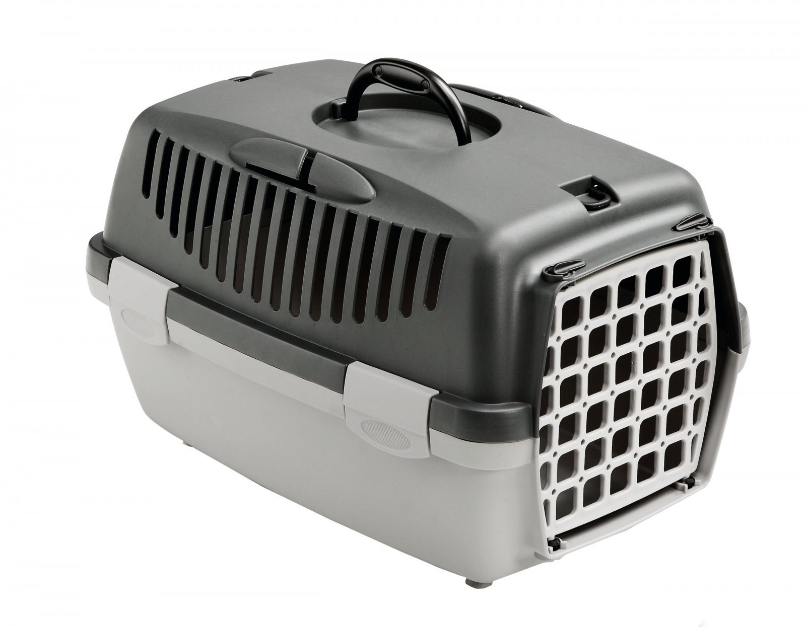 ZOLUX Transporter GULLIVER 1 z plastikowymi drzwiczkami jasnoszary/ciemnoszary