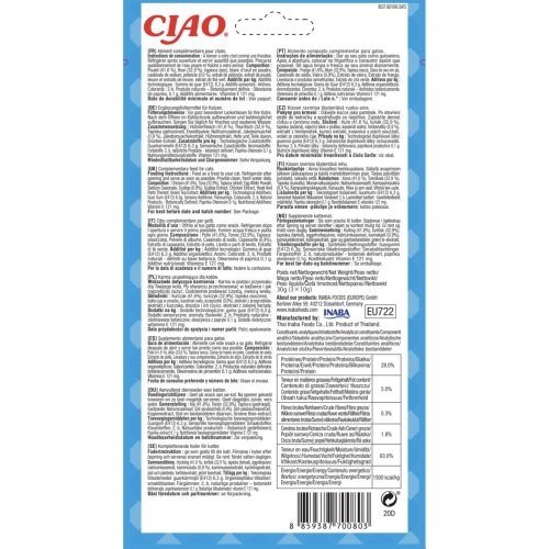 Inaba Churu Bites Cat – przysmaki dla kota z kurczakiem i przegrzebkami 30g Inaba Churu Bites Cat – przysmaki dla kota z kurczakiem i przegrzebkami 30g