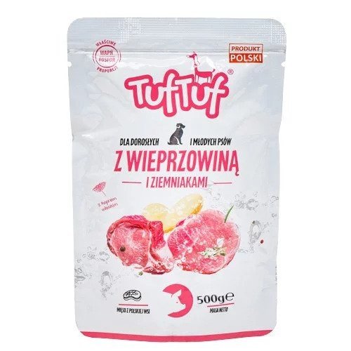 Bult Tuf Tuf saszetka dla psa mielonka wieprzowina i ziemniaki 500g