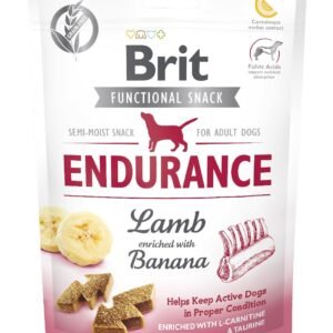 BRIT CARE DOG FUNCTIONAL SNACK ENDURANCE | Przysmaki dla Psa LAMB & BANANA 150g