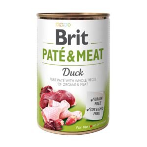 BRIT PATE & MEAT DUCK Mokra Karma dla Psa  Kaczka & Kurczak - 400g
